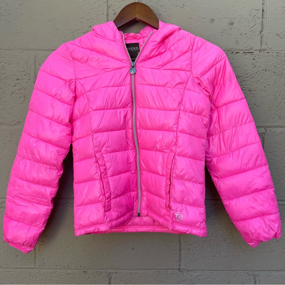 Roper Kids Pink Puffer Jacket